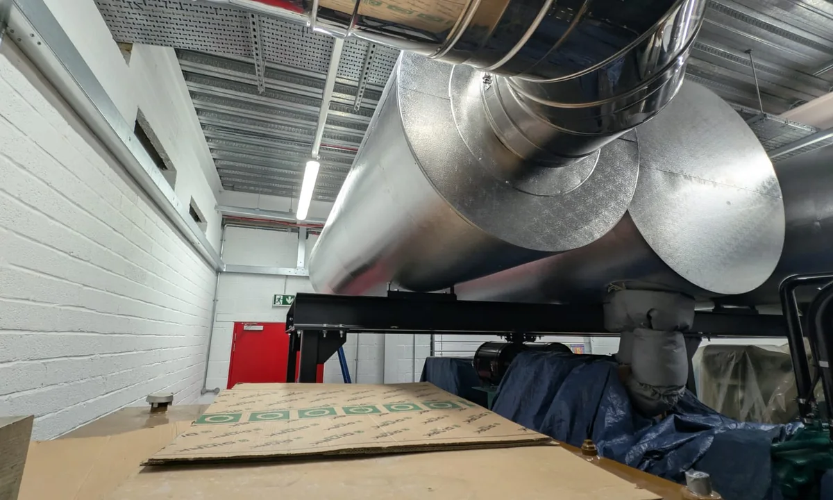 Insulated commercial building services in a London plant area