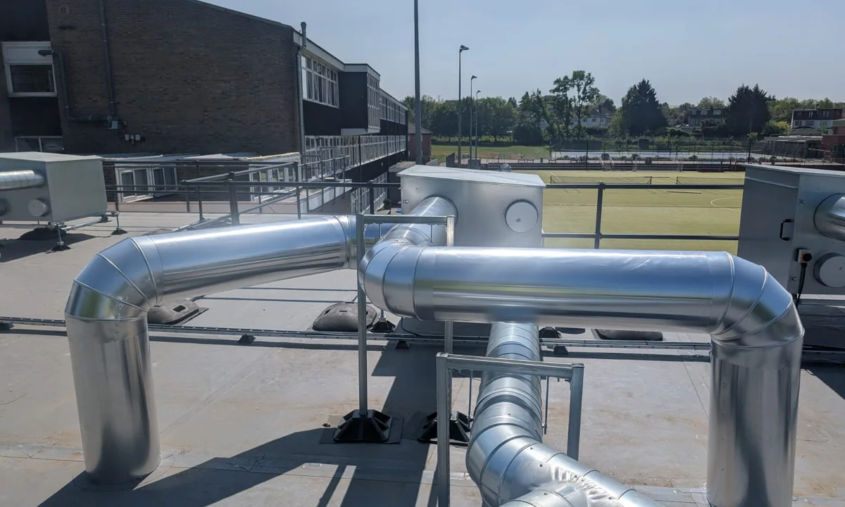 Colfe School rooftop service insulation completed by Enviroshield