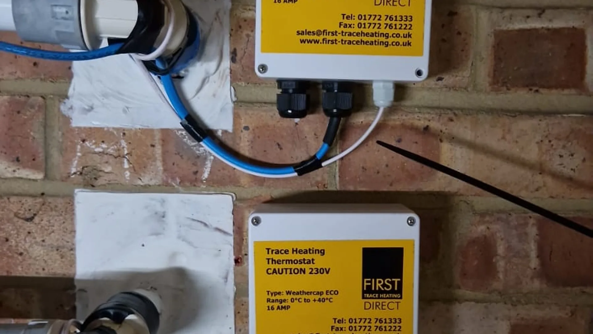 Enviroshield trace-heating controls for commercial pipework