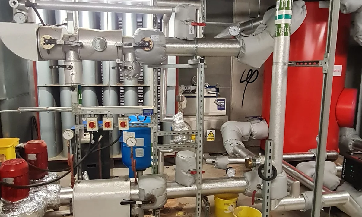 Commercial plant room insulation delivered by Enviroshield