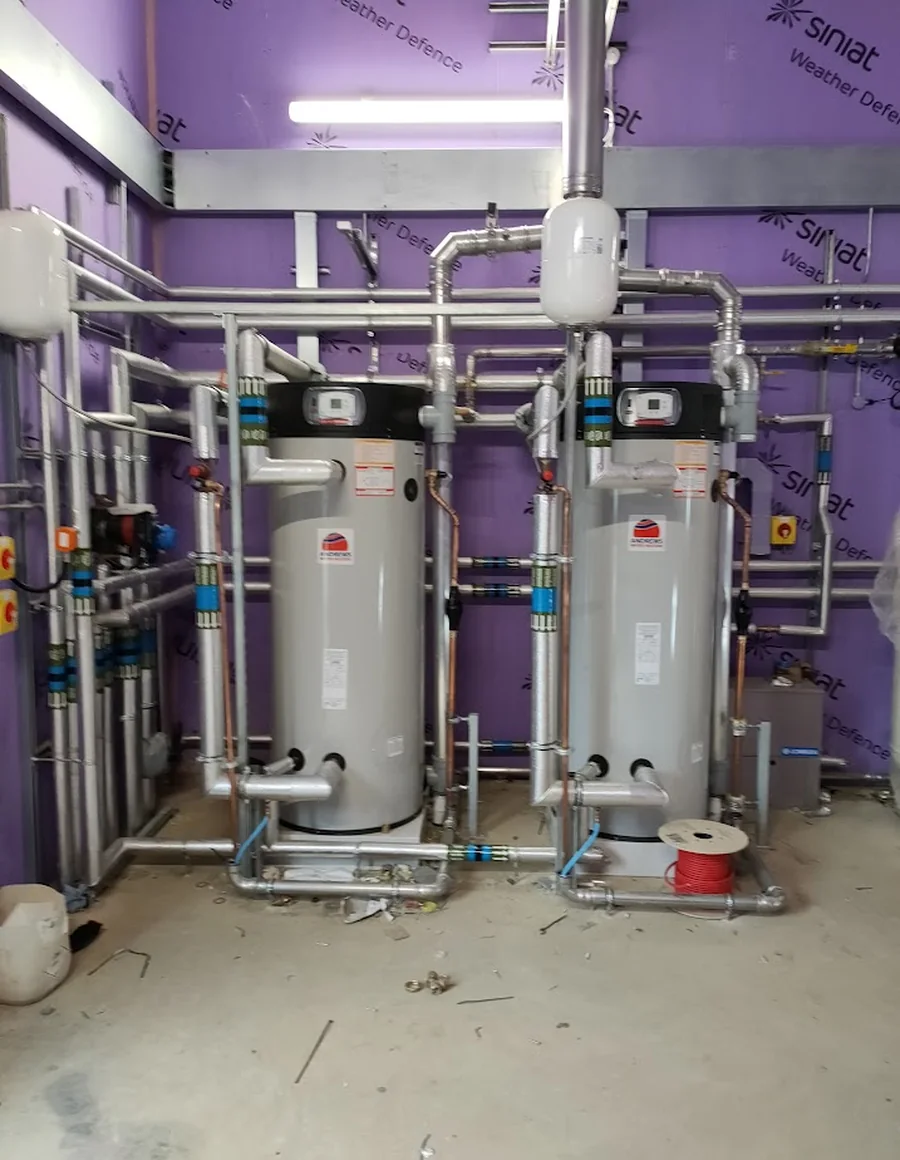 Completed commercial plant-room insulation by Enviroshield