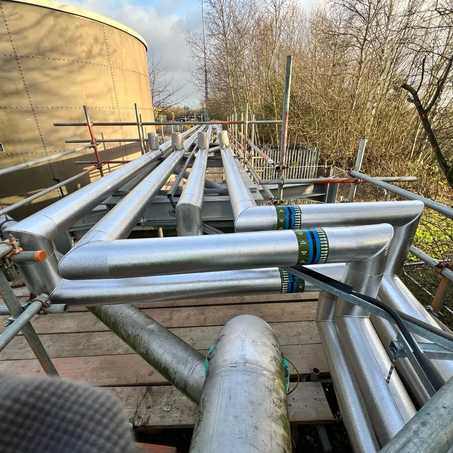 Real industrial insulation supporting practical carbon reduction