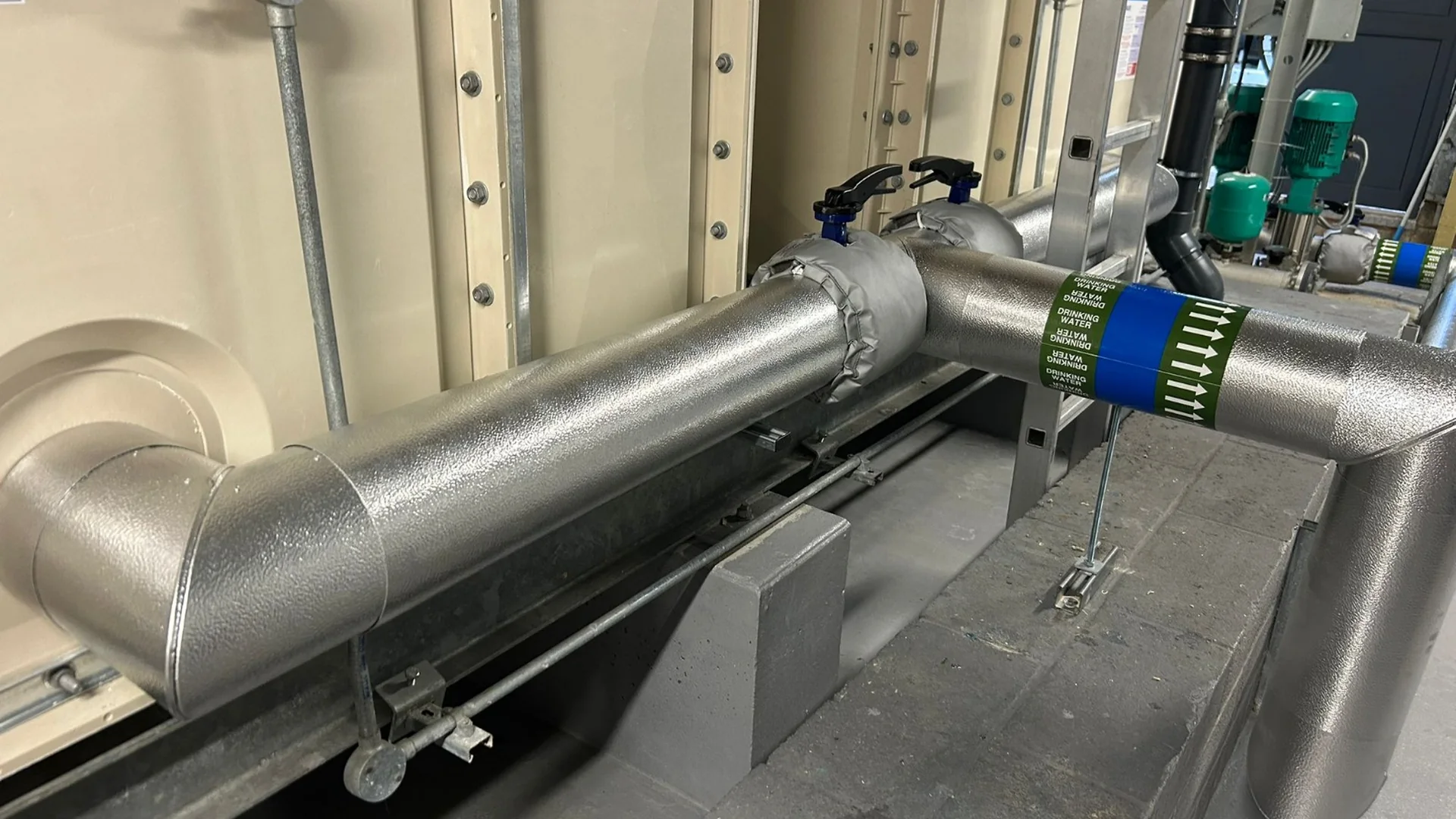Real plant-room insulation supporting Enviroshield energy guidance