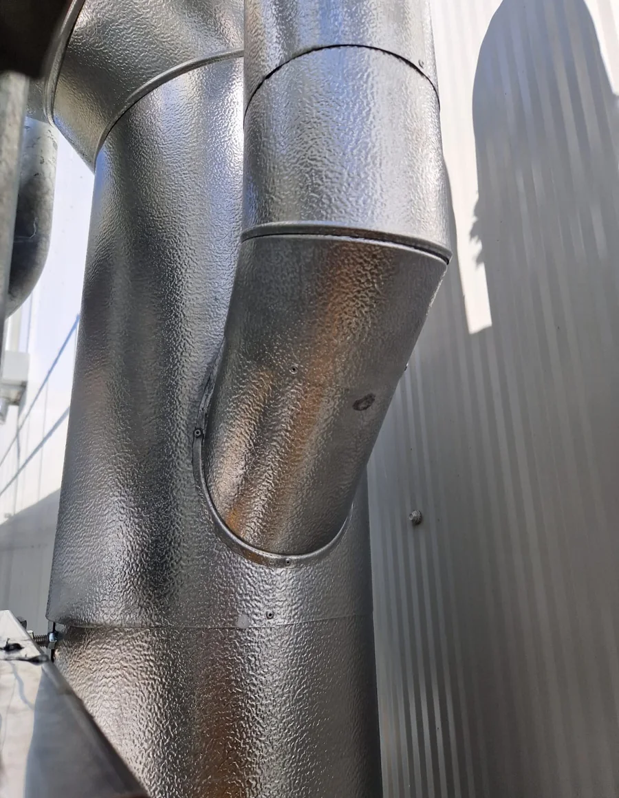 Enviroshield thermal insulation and cladding in a working plant room