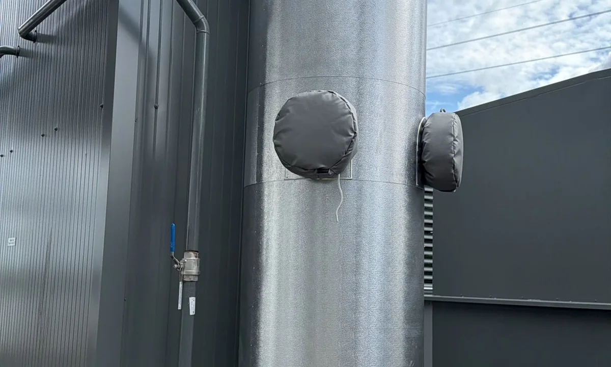 Thurrock Power high-temperature exhaust insulation installation