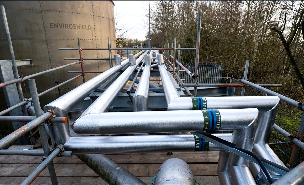 Amazon UK thermal insulation and siphonic drainage project image