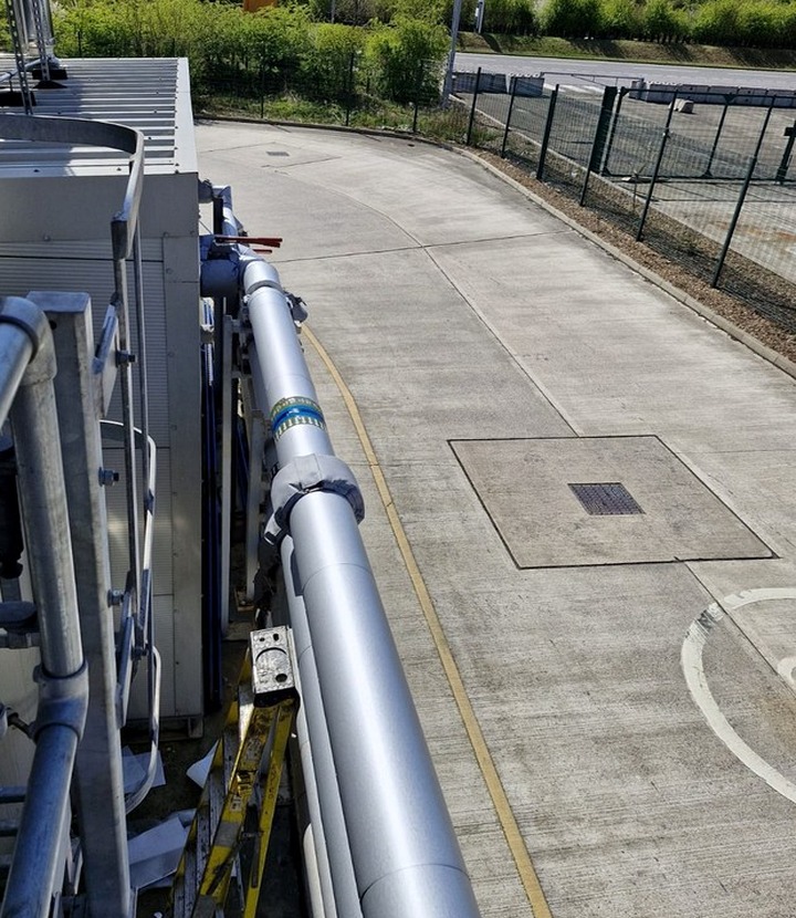 Ductwork insulation support for HVAC and extract installations