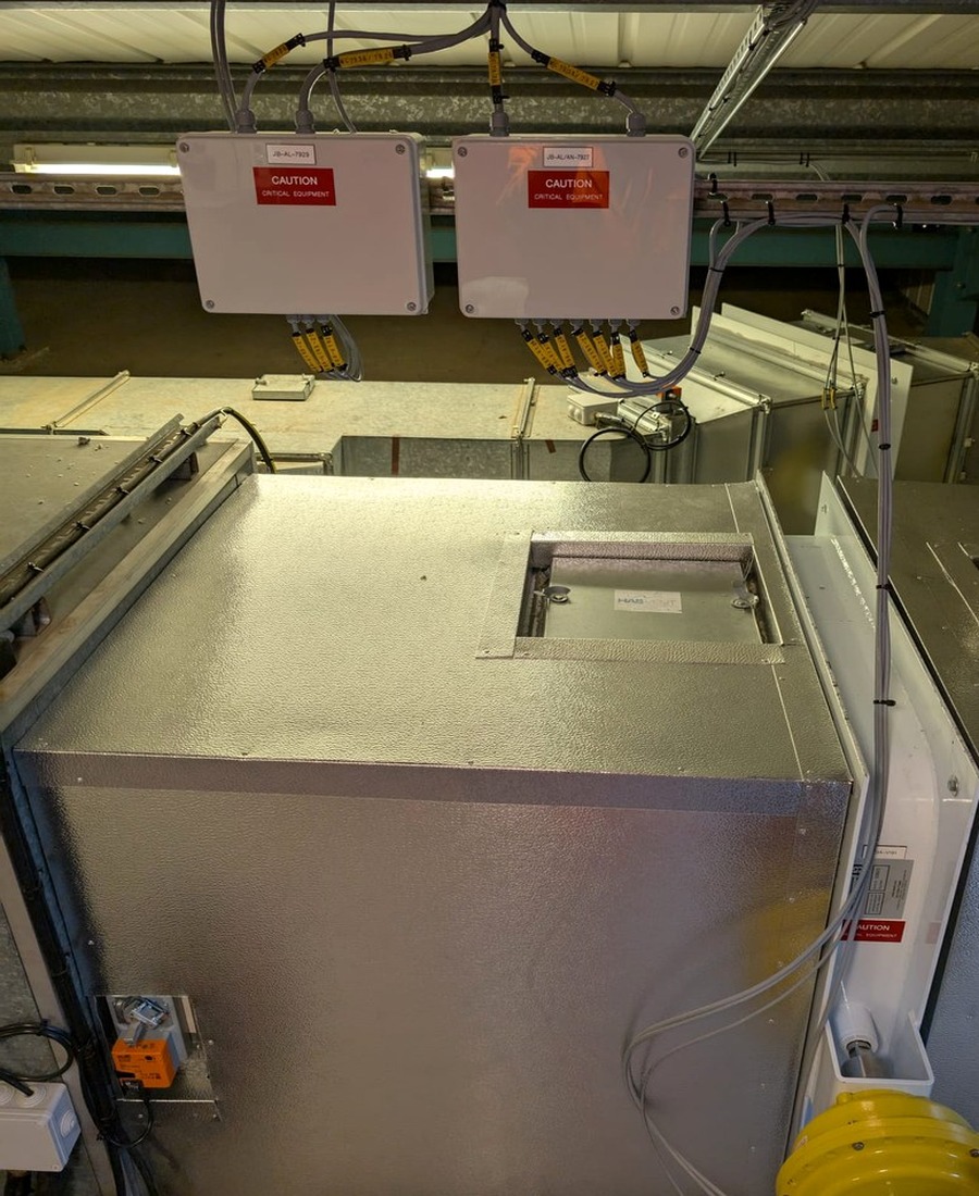 Industrial high temperature route insulation with protective finish