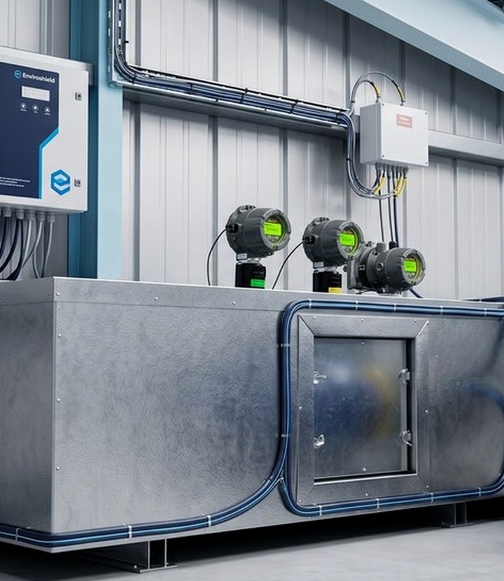 Enviroshield hot water temperature maintenance trace heating on insulated service pipework
