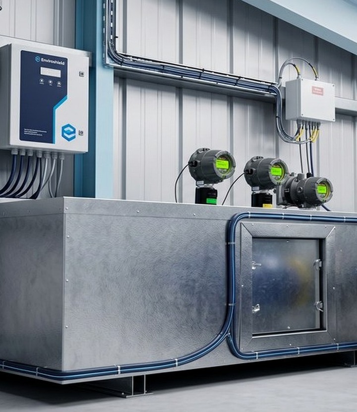 Enviroshield hot water temperature maintenance trace heating on insulated service pipework