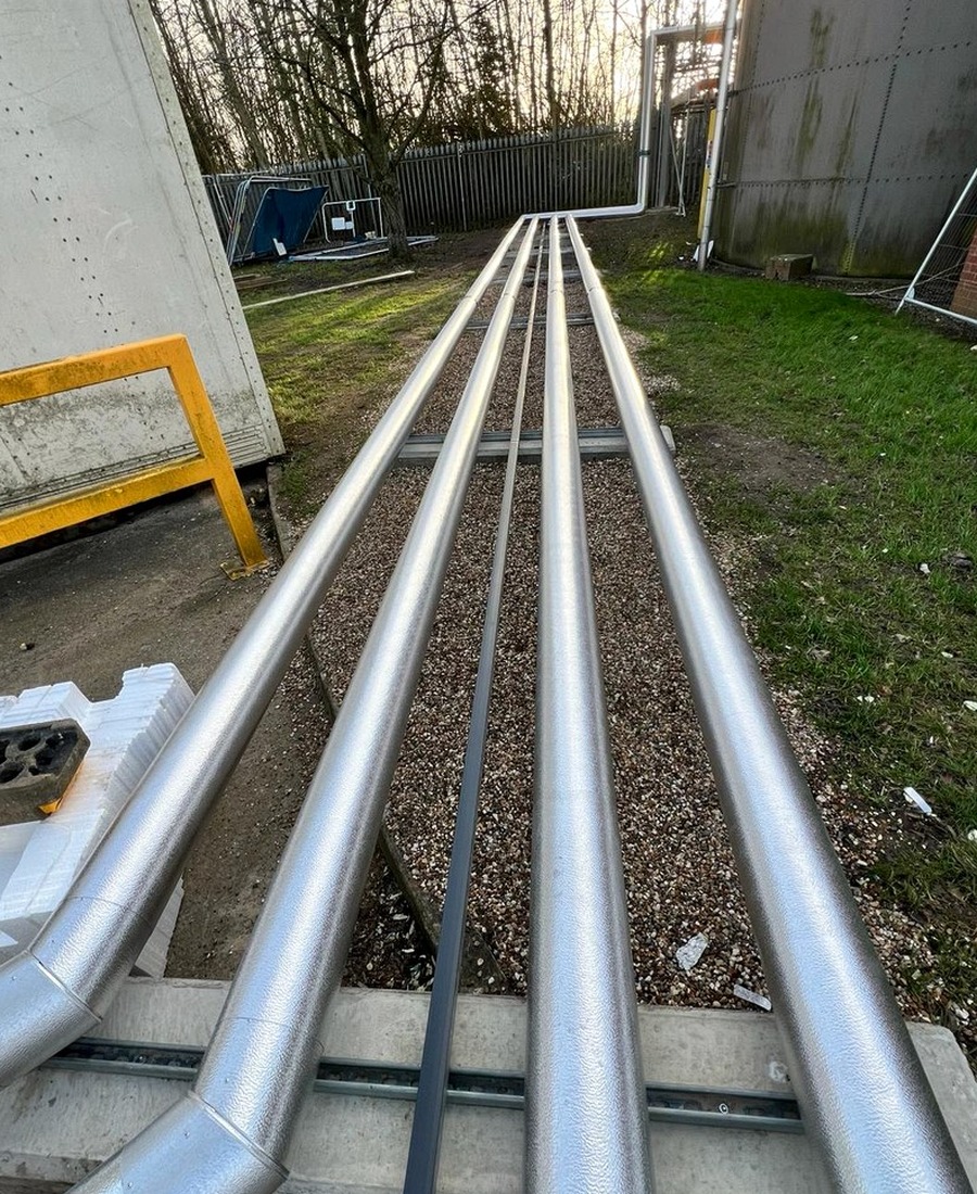 Pipework insulation opportunity across exposed plant and distribution services