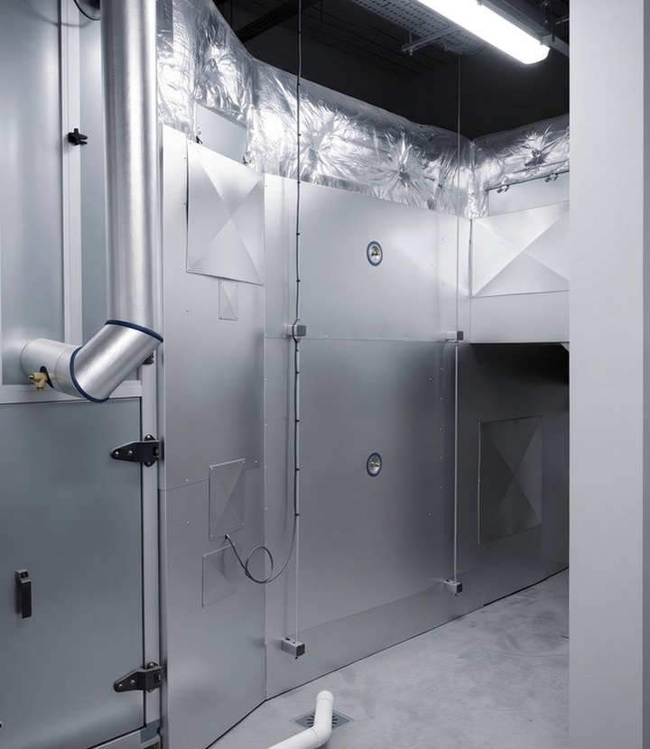 Public sector insulation detail around estate services and access points
