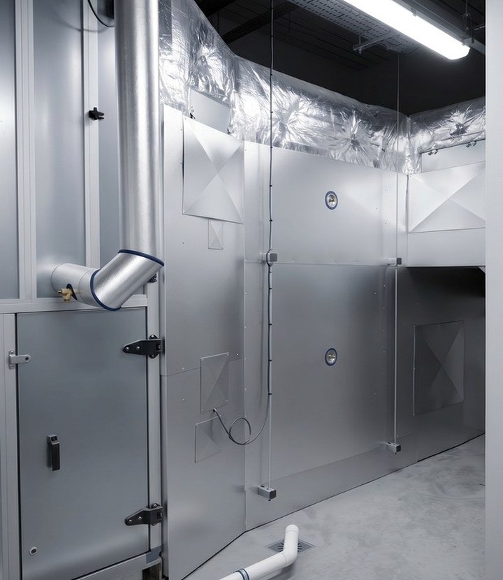 Public sector insulation detail around public-facing service routes