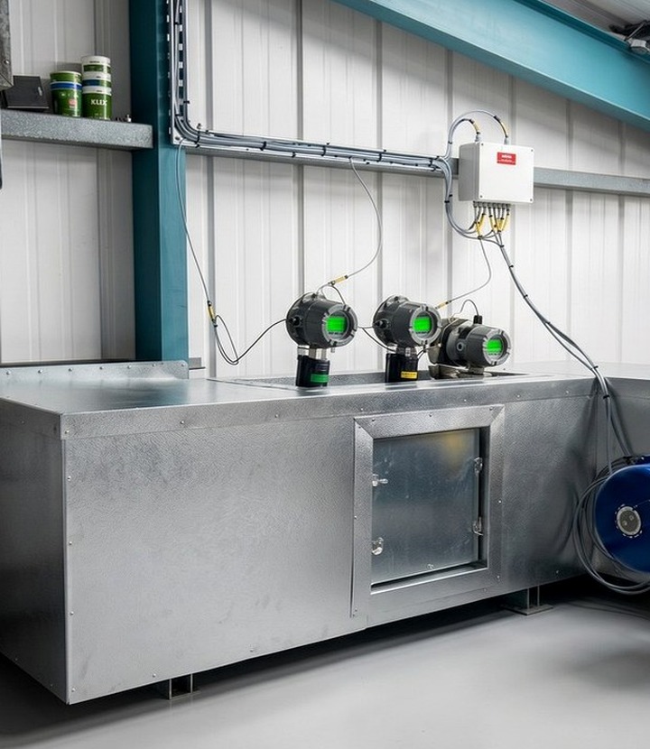 Enviroshield sprinkler pipework trace heating on exposed fire-system services