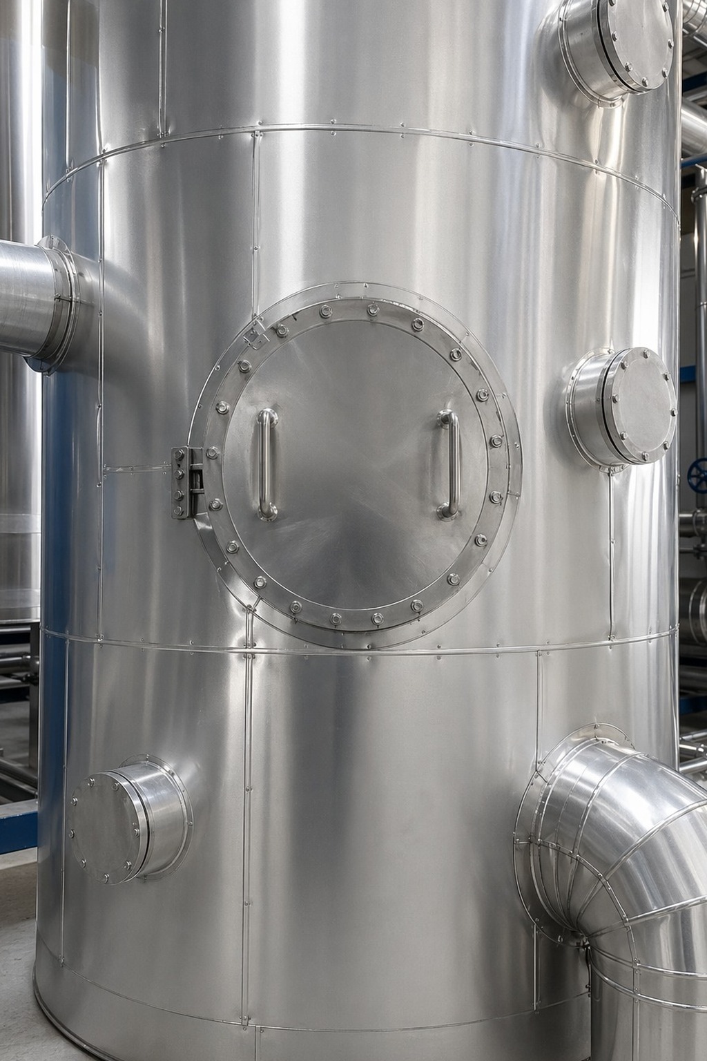 Detailed tank insulation around nozzles and vessel interfaces