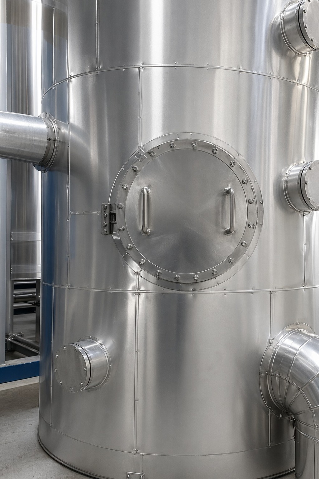 Detailed vessel insulation around nozzles and access points