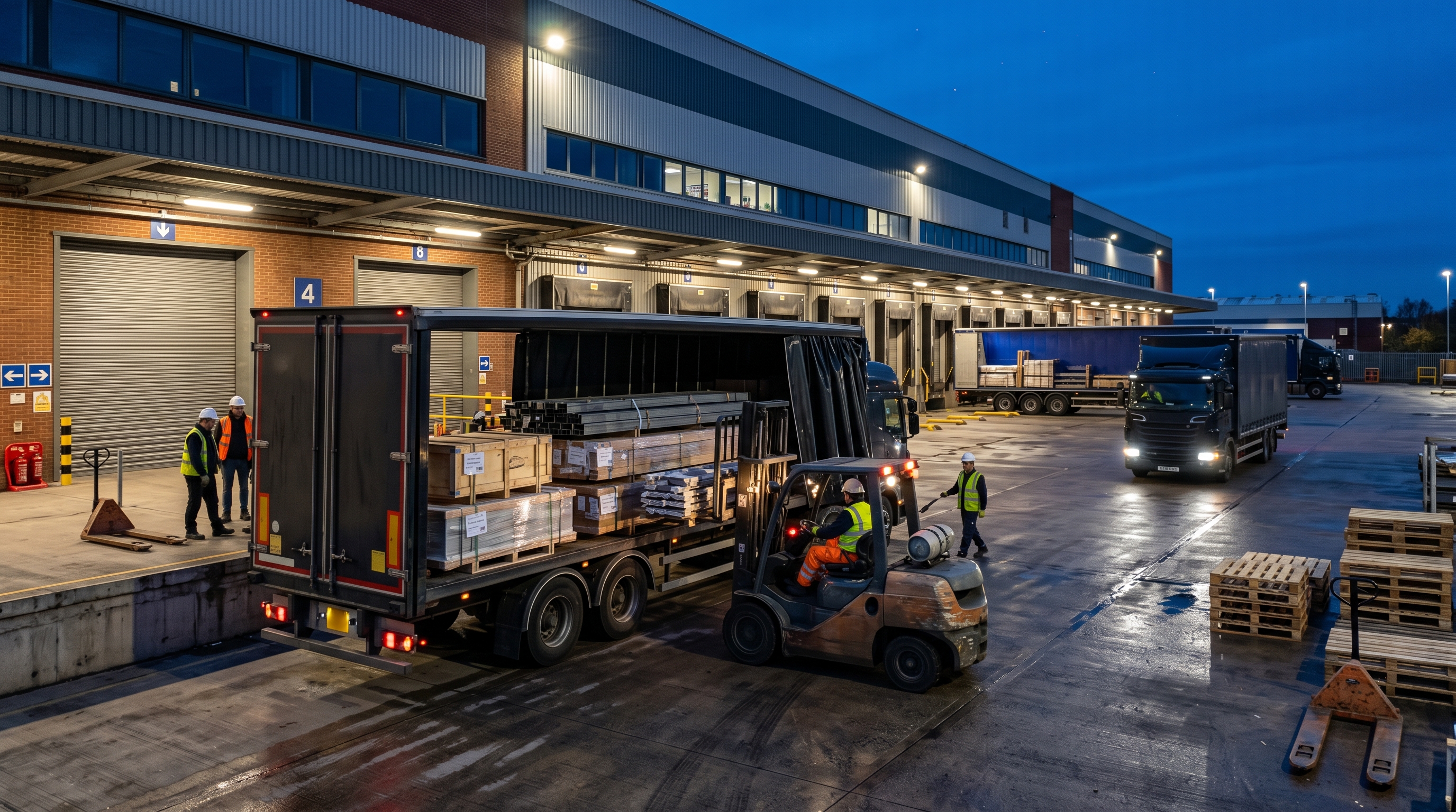 Warehouse dispatch image supporting Enviroshield workshop perspective