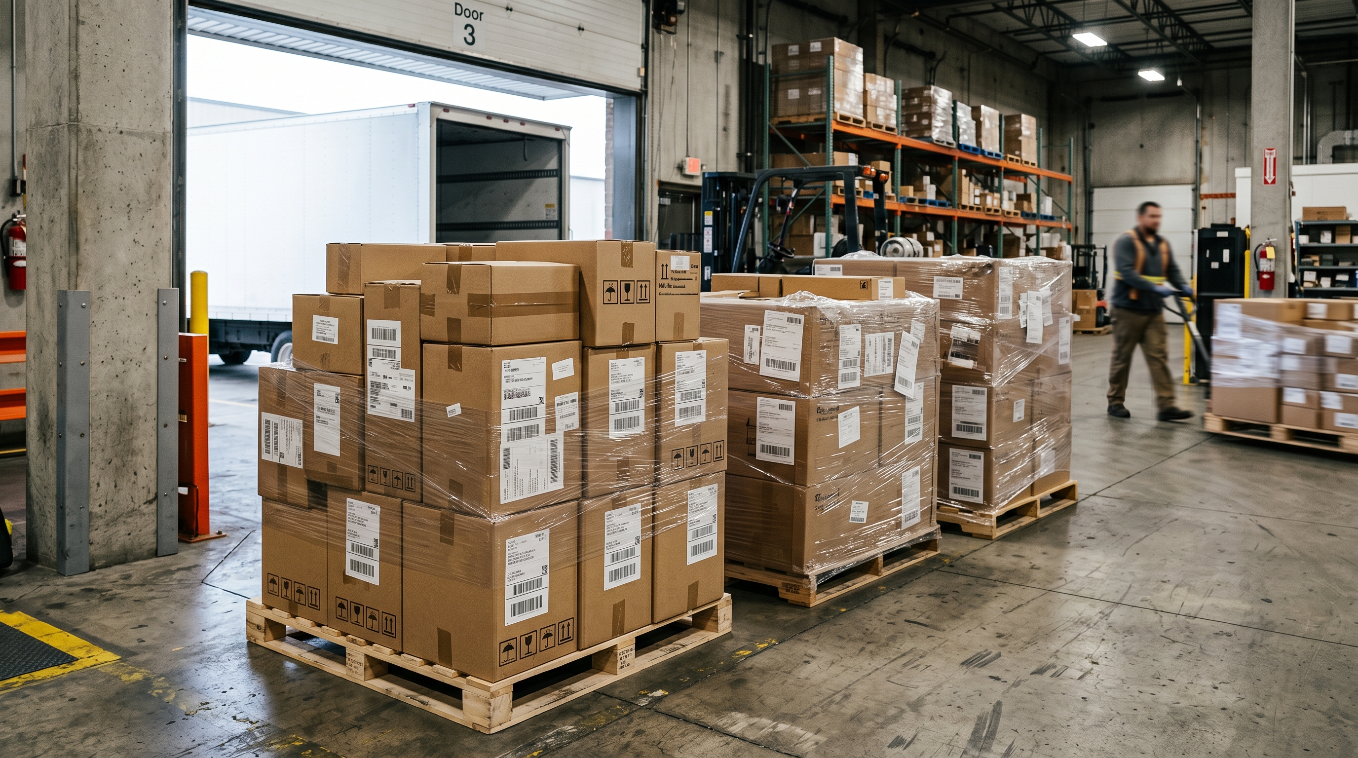 Warehouse dispatch and logistics image