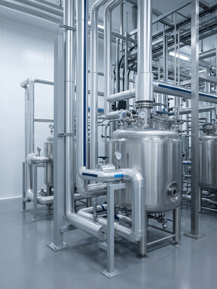 Pharmaceutical and chemical plant service insulation