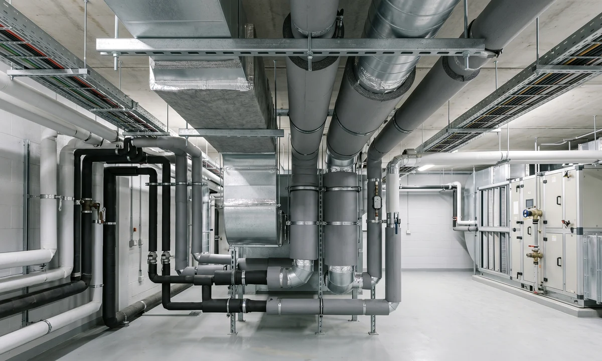 Acoustic lagging on service routes in a scientific environment