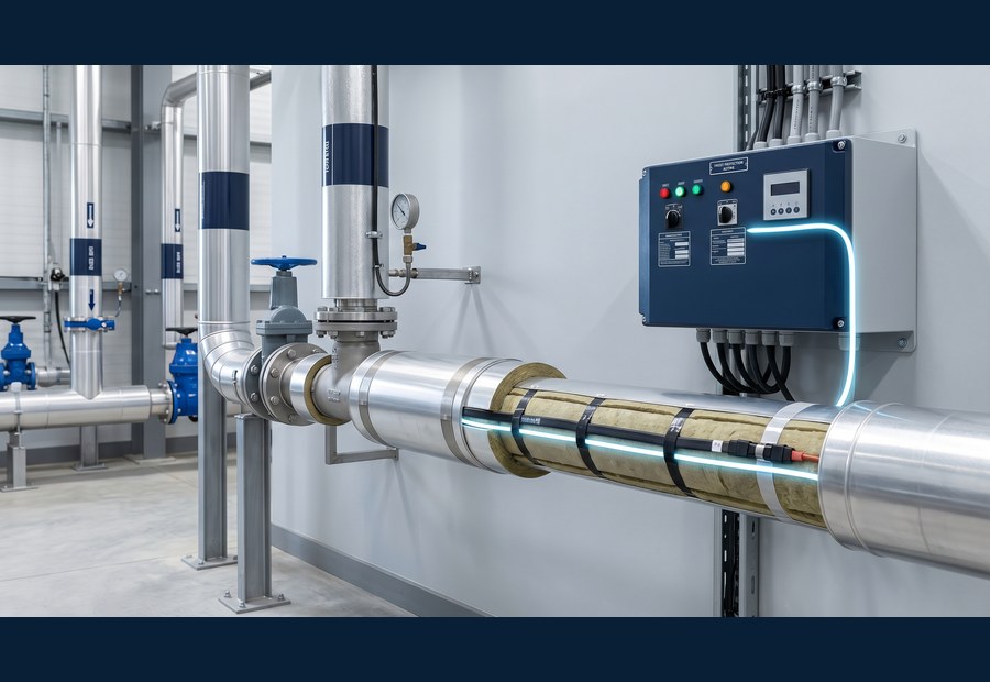 Trace heating planned around hot water performance on longer service routes