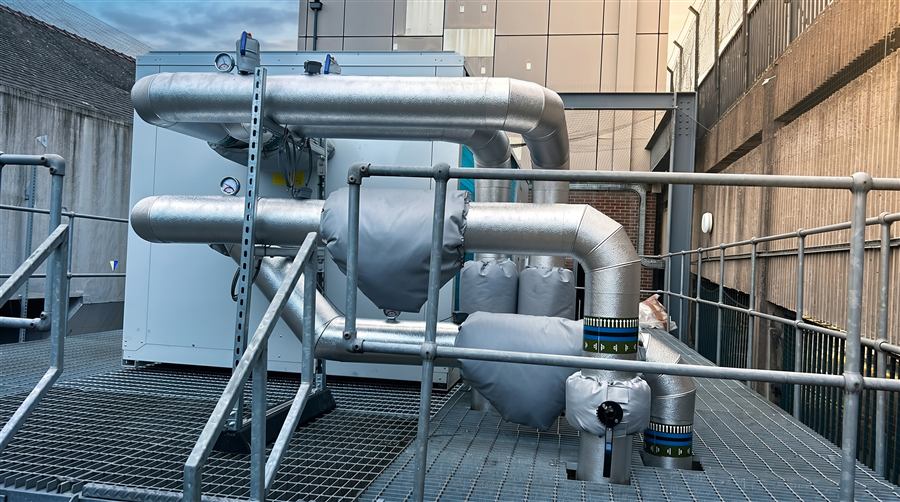 Trace heating and insulated pipework guidance for commercial sites