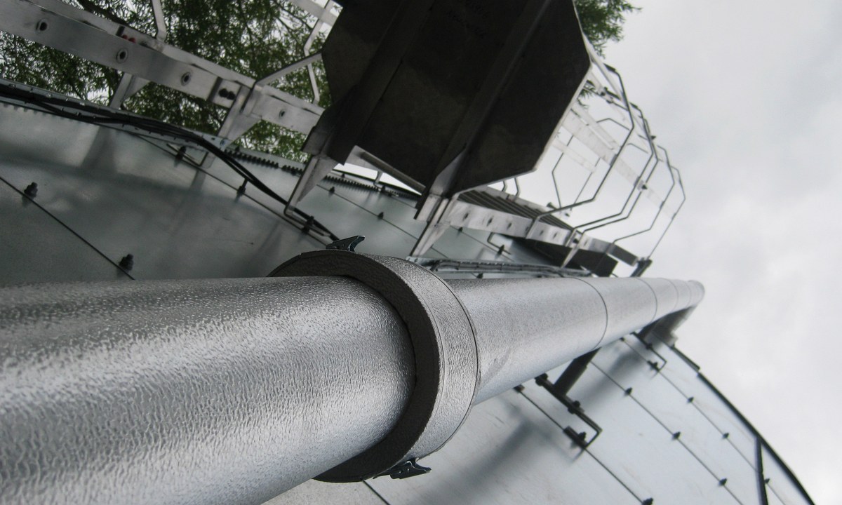 Hygienic insulation finish applied across commercial services in a clean environment