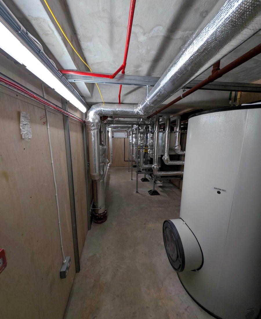 Plant room insulation image for Enviroshield quote support