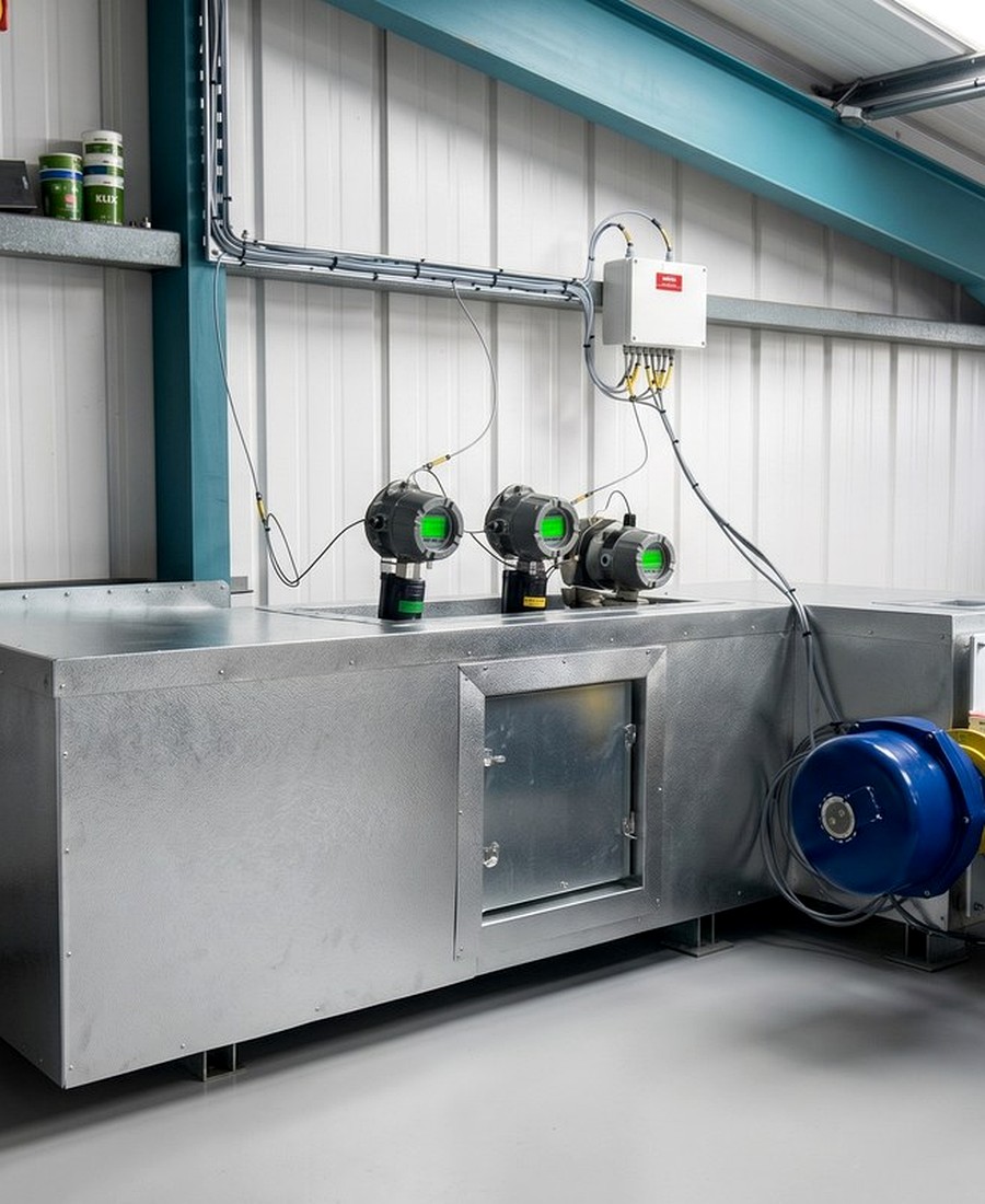 Enviroshield sprinkler pipework trace heating on exposed fire-system services
